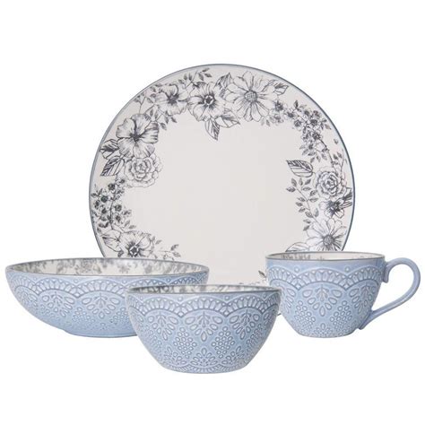 See more ideas about everyday dinner sets, casual dinnerware, dinner sets. Pfaltzgraff 16-Piece Gabriela Gray Dinnerware Set 5216945 ...