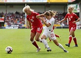 Post-Match Reaction: Denmark's Pernille Harder, Sanne Troelsgaard and ...