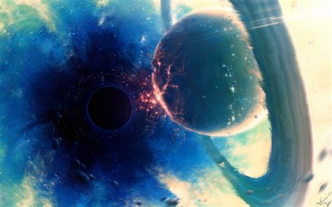 Online shopping from a great selection at movies & tv store. Black Hole Wallpaper and Background Image | 1680x1050 | ID:502977 - Wallpaper Abyss