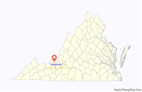 Map Of Pembroke Town Virginia