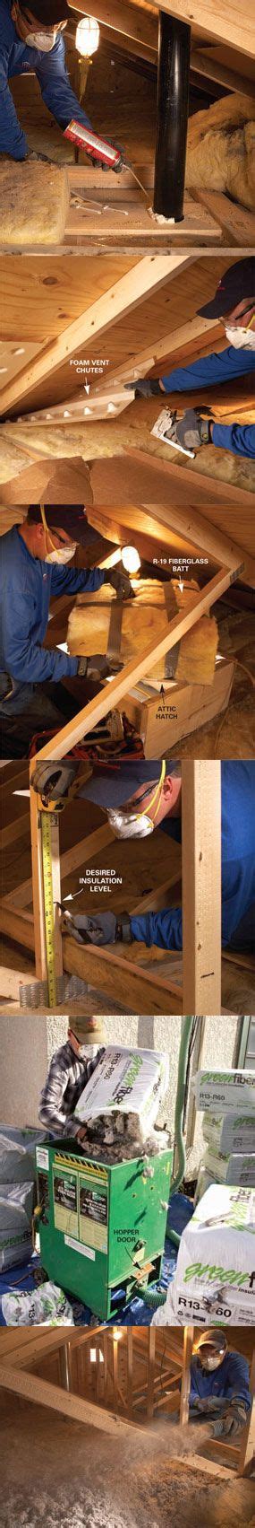 Blowing loose fill behind walls is a good way to provide new insulation or to fortify existing insulation. Saving Energy: Blown-in Insulation in the Attic | Home ...