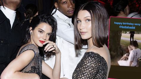 Kendall Jenner Posts Video Kissing Bella Hadid For Her Birthday