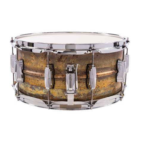 Ludwig 14 X 65 Raw Brass Snare Drum At Gear4music