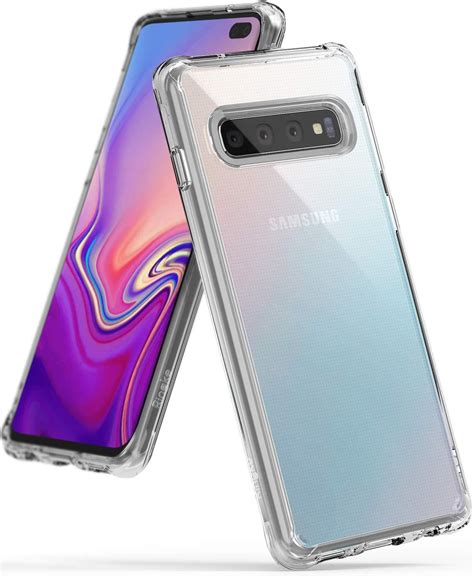 Ringke Fusion Designed For Galaxy S10 Plus Case Crystal Pc Back Drop Protective