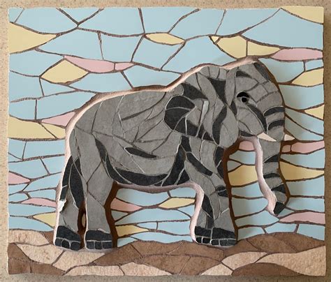 Mosaic Elephant Felicity Ball Mosaics