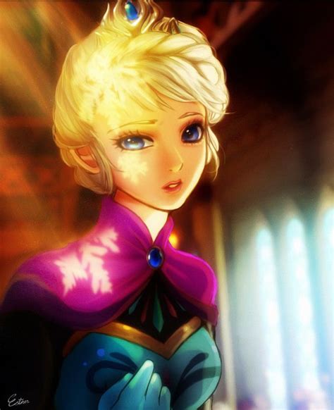 Queen Elsa By Esther Shen On Deviantart Elsa Anime Disney Art My Xxx