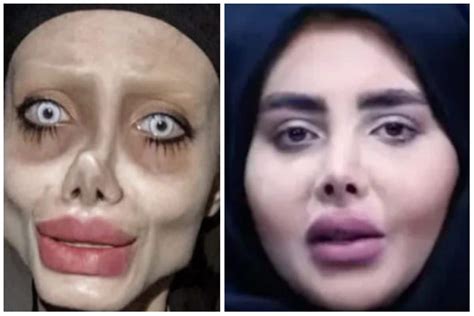 Zombie Angelina Jolie Shows Her Real Face After Being Released From Iranian Prison Makes