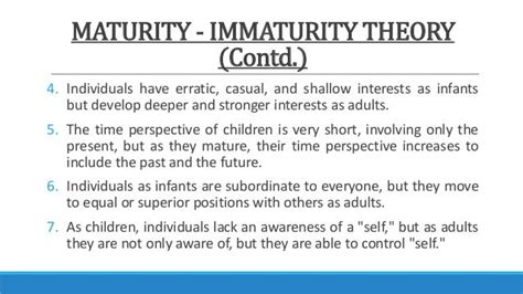 Chris Argyris Immaturity Maturity Theory Pdf