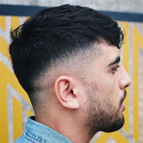 Above we can see the person with a medium length hair with a pointy top. 56 Trendy Bald Fade with Beard Hairstyles - Men Hairstyles ...