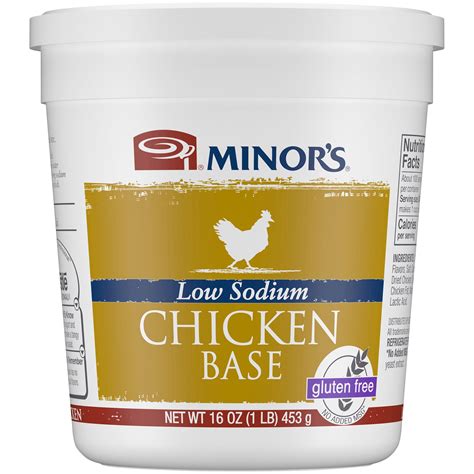 Minors Low Sodium Chicken Base Seasoned Chicken Paste With No Added