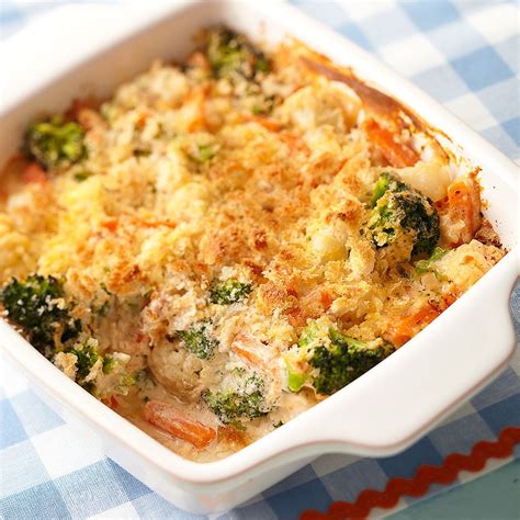 Cheesy Vegetable Bake Recipe In 2020 Frozen Vegetable Recipes