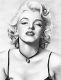 Alt=Marilyn Monroe Pencil Drawing Title=Marilyn Monroe Pencil Drawing ...