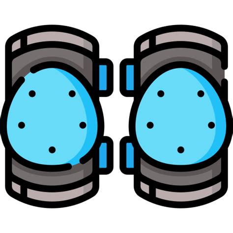 elbow pads special lineal color icon