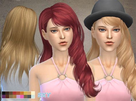 The Sims Resource Skysims Hair Ili267