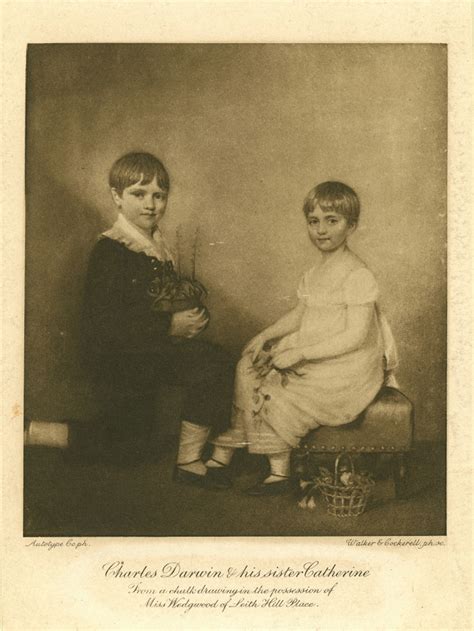 Charles Darwin And Sister Ncharles Robert Darwin 1809 1882 English