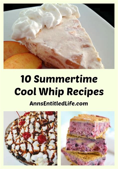 10 Summertime Cool Whip Recipes