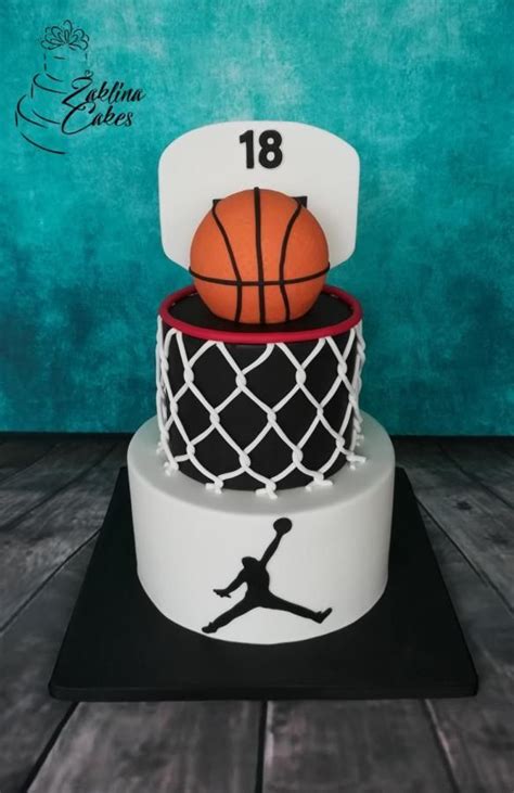 Basketball Cake By Zaklina Pasteles De Basquetball Pastel De