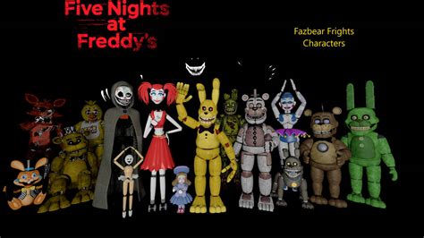 Sfm Fnaf Fazbear Fright Characters By Mauricio2006 On Deviantart