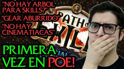 Diablo player prueba Path of Exile por primera vez Kroxi reacción