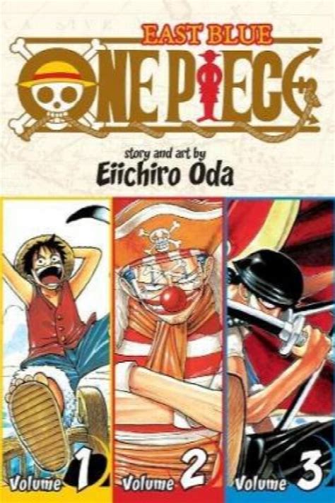 One Piece Volume 1 Omnibus Edition Contains Numbers 1 2 3