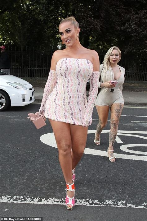 aisleyne horgan wallace showcases her curves in pastel mini dress at the national reality tv