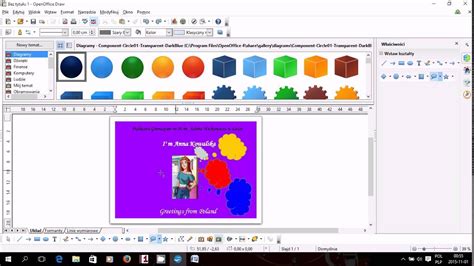 Click inside the box to type and format your text. How to make a simple e-card in Open Office Draw. - YouTube