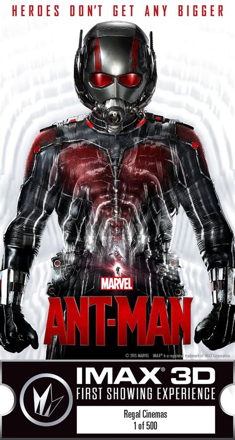 See Ant Man In Imax 3d At Regal Cinemas To Bring Home A Collectible