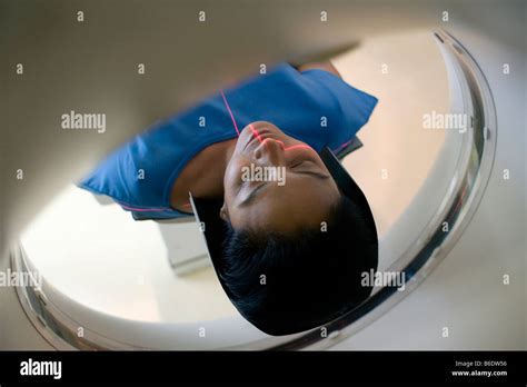 Ct Scanning Patient Undergoing A Ct Scan Stock Photo Alamy