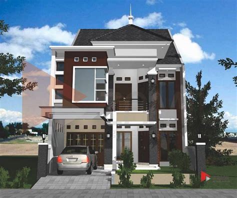 Gratis konsultasi, pemesanan dan pembayaran mudah, harga / biaya / fee menyeseuaikan dengan luas bangunan. Rumah Minimalis 2 Lantai Sederhana Tapi Mewah | Desain Rumah Minimalis