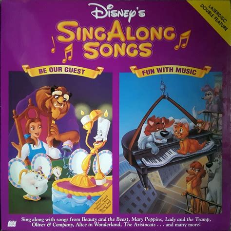 Sing Along Songs Be Our Guest Fun With Music AS Disney LaserDisc Database