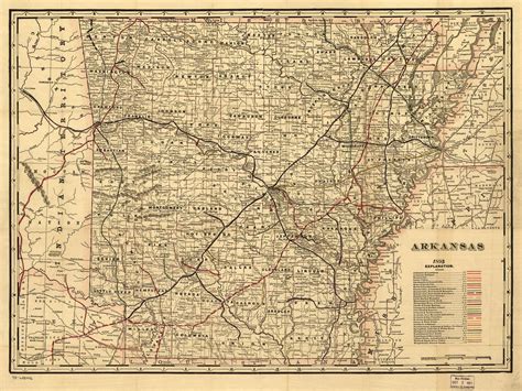 Railroad Maps 1828 To 1900 Available Online Arkansas
