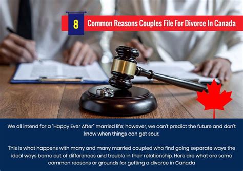 How much does a divorce cost? Infographic: 8 Common Reasons Couples File For Divorce In Canada - Divorce Go