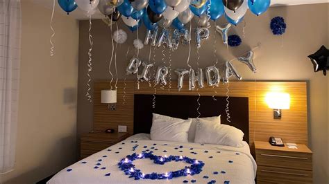 Hotel Room Birthday Decorations Youtube