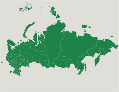 Russia Federal Subjects Map Quiz Game