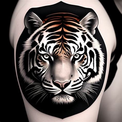 testy owl644 tattoo tiger face