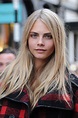 Tousled hair in a classic caramel blonde, for [i]Vogue[/i]'s Fashion's ...