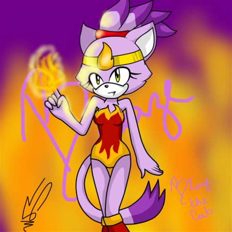 Blaze The Cat By Alianisa On Deviantart
