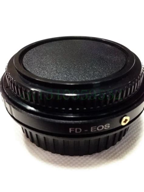fd lens to for canon ef body mount adapter with optical glass focus infinity 450d 50d 5d 500d