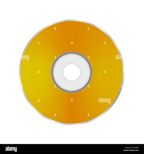 Gold Compact Disc Stock Photo Alamy