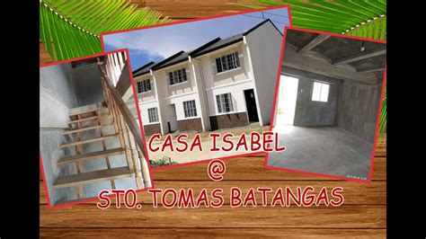 Find Your Home At Casa Isabel Subdivision Located At Sto Tomas