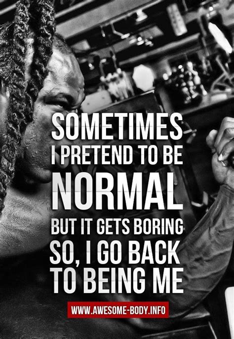 Be Yourself Kai Greene Bodybuilding Motivational Quotes
