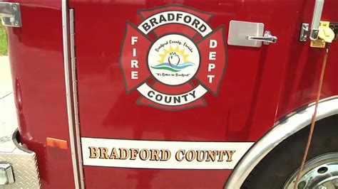 bradford county sheriff tackles role as fire chief youtube