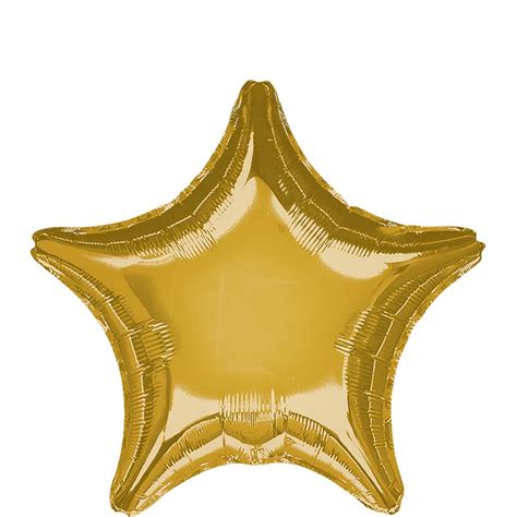 Shop Now Metallic Gold Star Foil Balloon 19in Party Centre Uae 2024