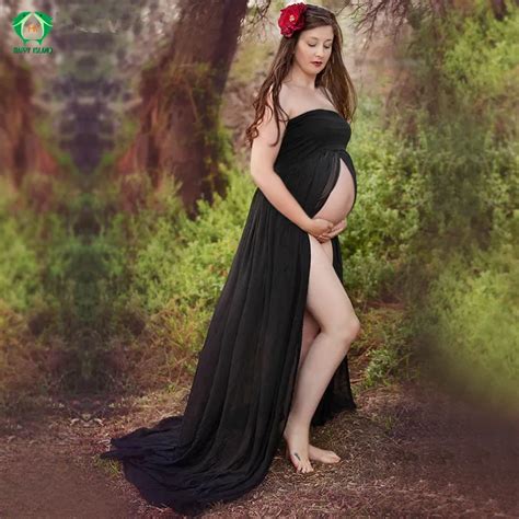 Aliexpress Com Buy Maternity Photography Props Black Women Elegant