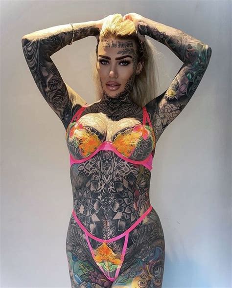 Britains Most Tattooed Woman Inks Vagina And Posts Intimate Video A Year On Usa News