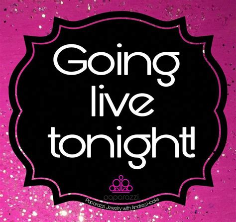 Going Live Tonight Fb Paparazzi Jewelry With Andrea Hooks Paparazzi