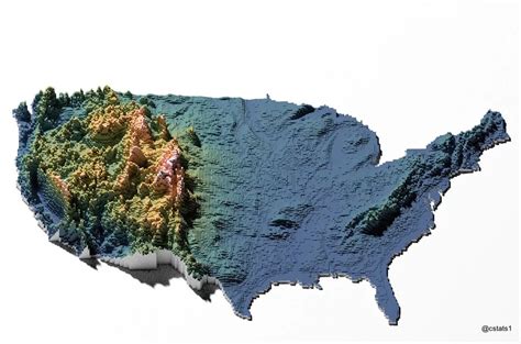 topography of usa r mapporn