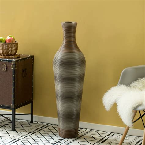 New 39 Inch Tall Standing Artificial Rattan Floor Vase For Home Decor 651355238244 Ebay