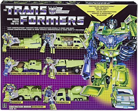 Transformers G1 Devastator Combiner Set Of 6 Transformers Vintage G1