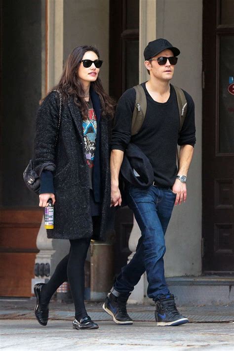 Phoebe Tonkin And Paul Wesley Hold Hands During An Afternoon Stroll